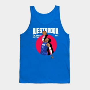 Russell Westbrook Comic Style Art Tank Top